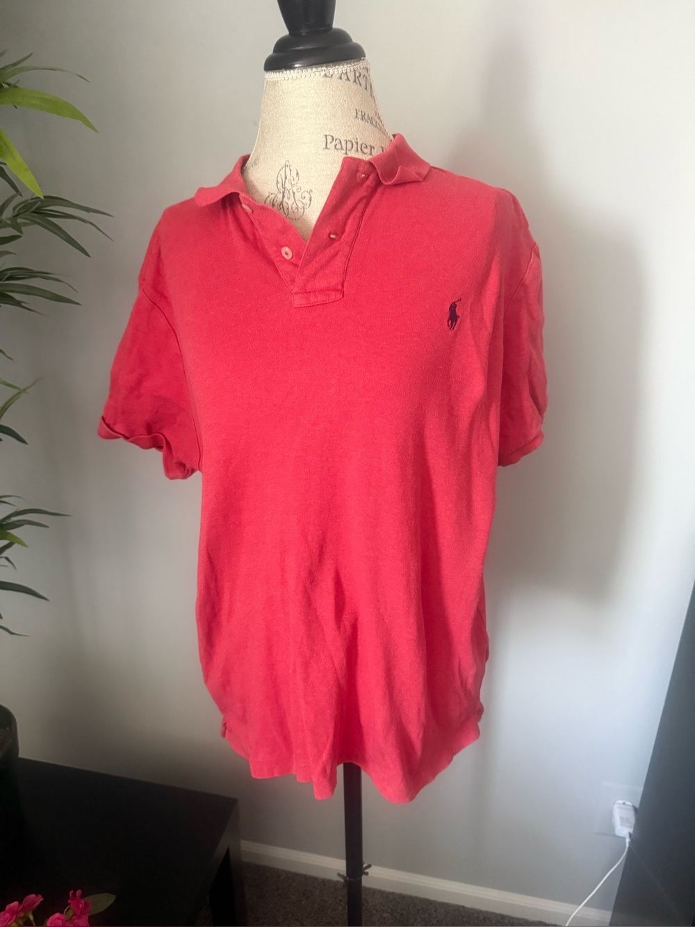 Polo Ralph Lauren shirt size medium men red